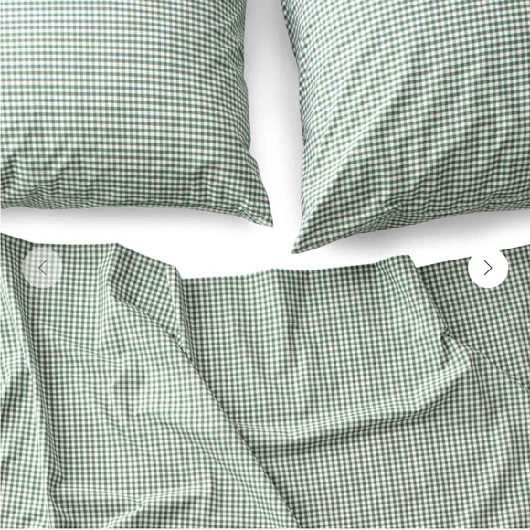 Schoolhouse Gingham Percale Sheet Set - Picture 2 of 8